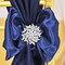 10 Pieces Navy Blue Satin Chair Sashes for Elegant Wedding and Event Decor 8x108 inches